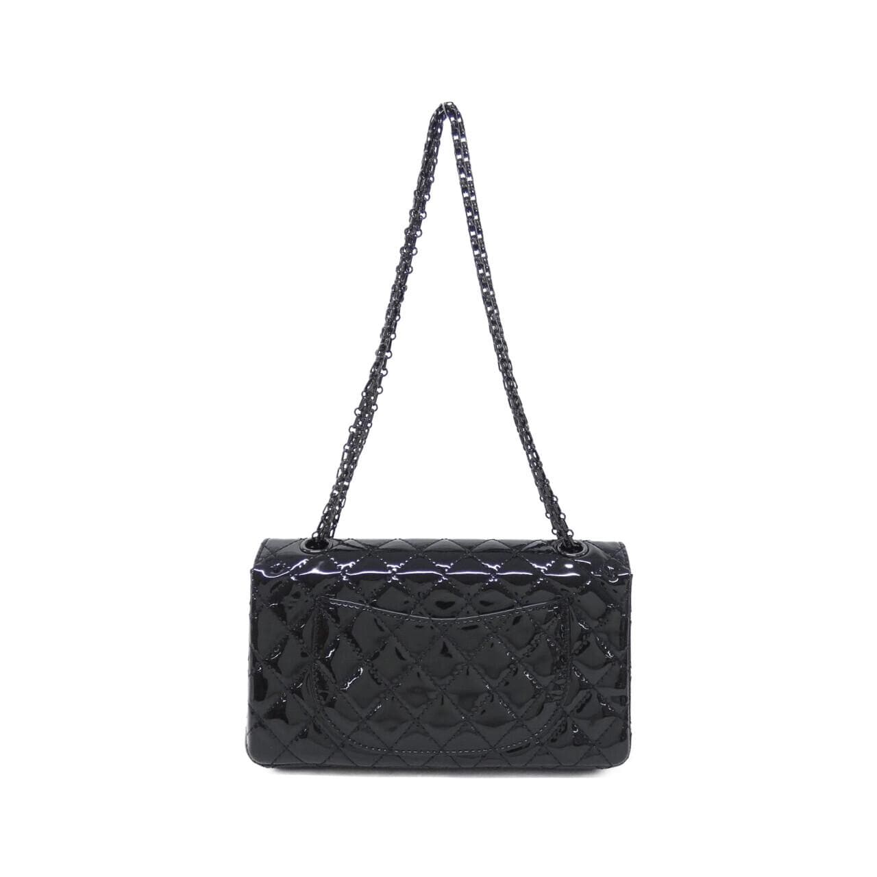 CHANEL 37586 Shoulder Patent Leather 2