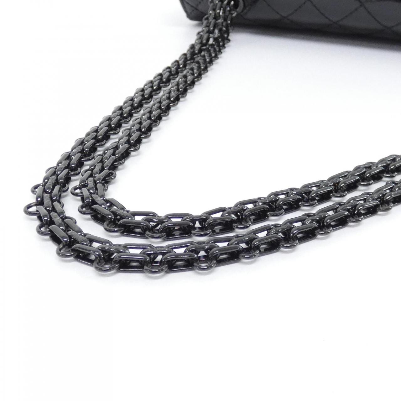 CHANEL 37586 Shoulder Patent Leather 5
