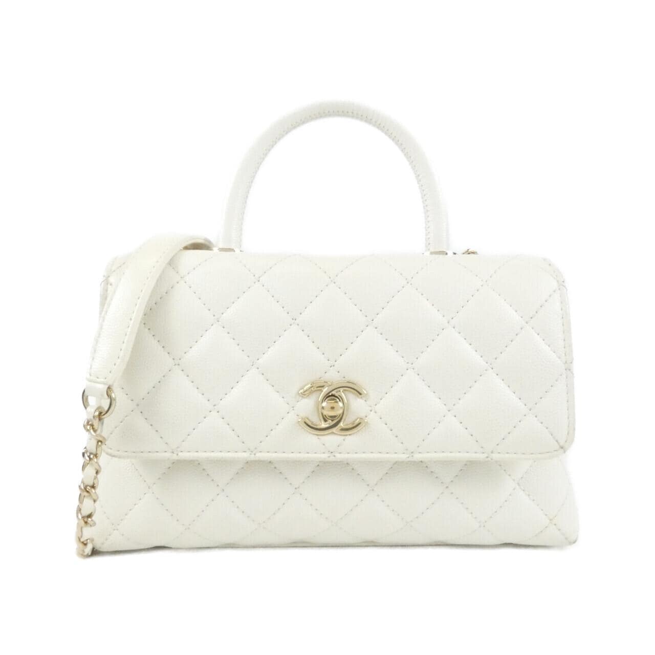 CHANEL Matelasse 92990 Handbag Grained Calfskin