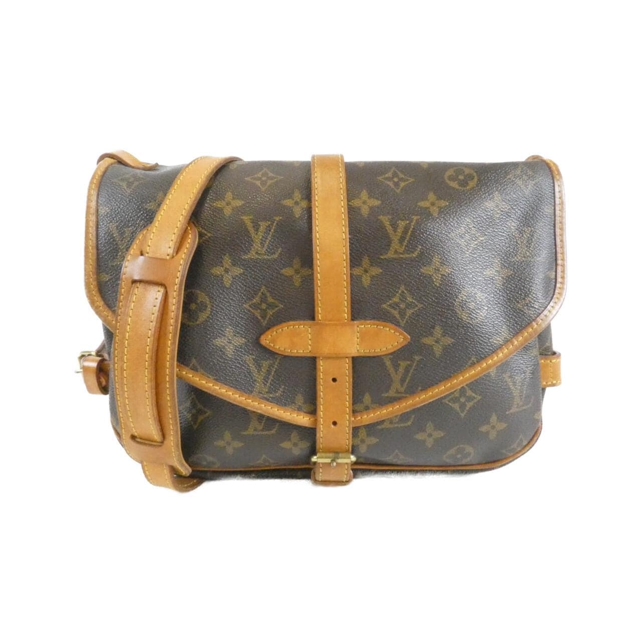 LOUIS VUITTON Saumur M42256 Shoulder Monogram