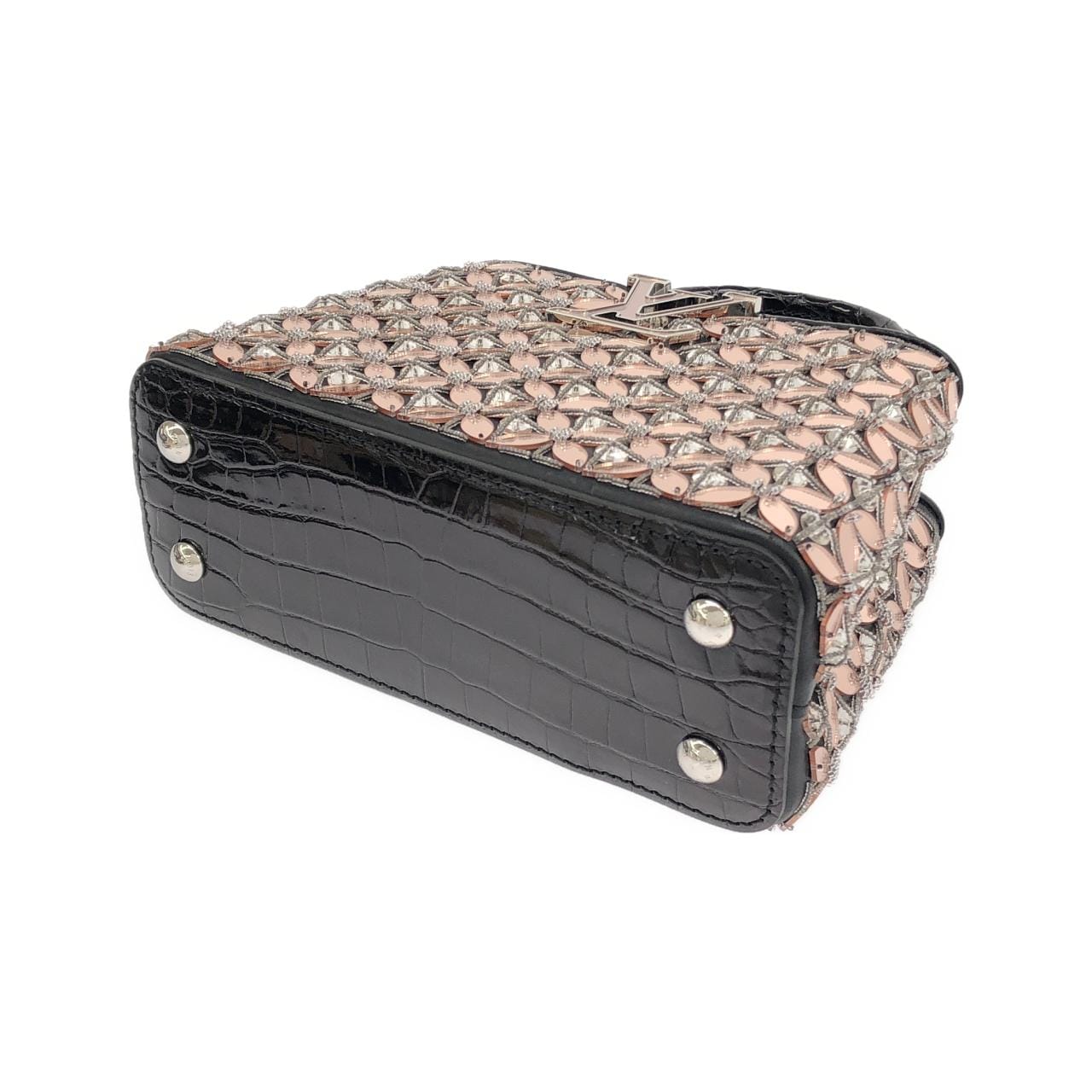 LOUIS VUITTON Capucines N87273 手提包 鱷魚皮 3