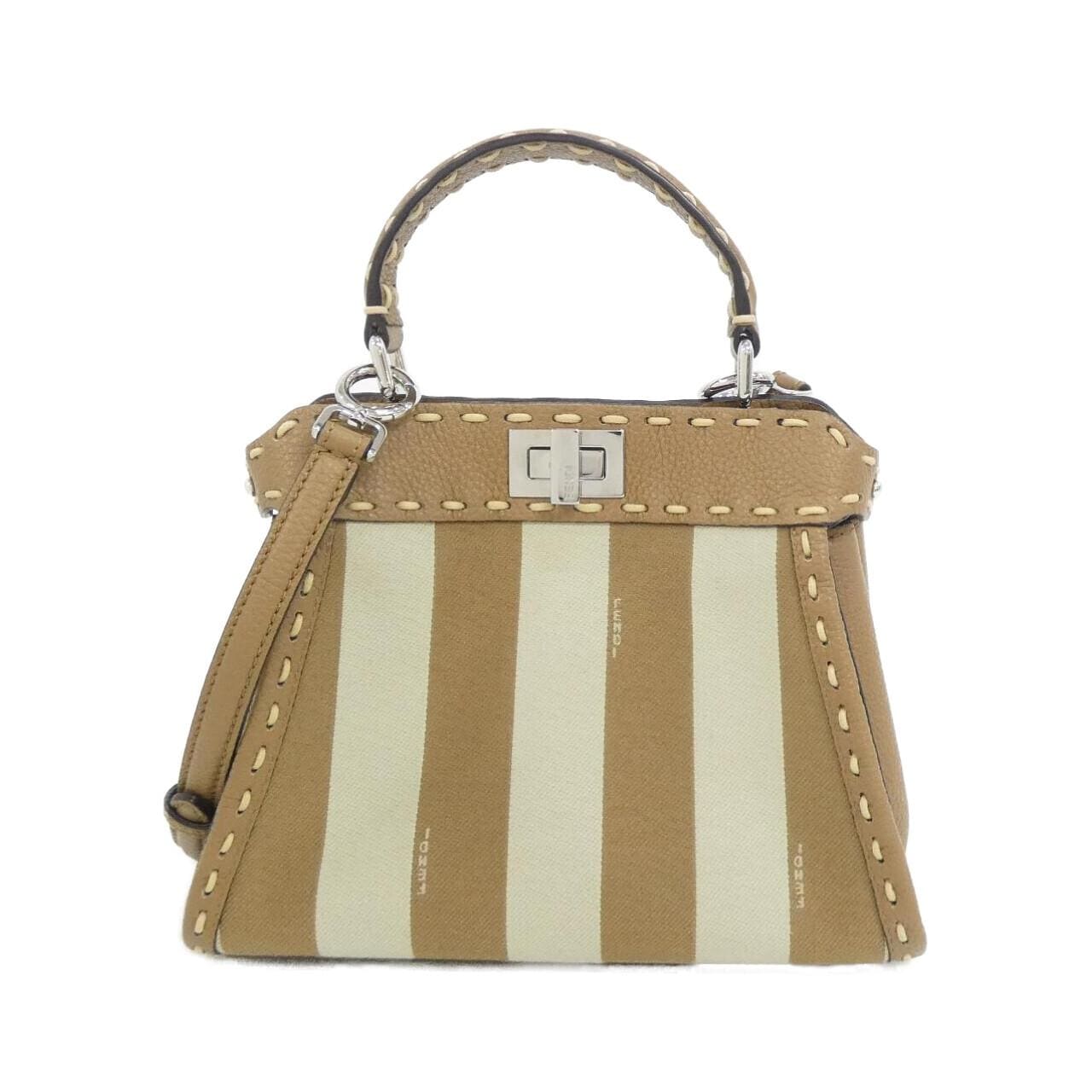 FENDI Peekaboo 8BN244 AOVG 手提包 帆布