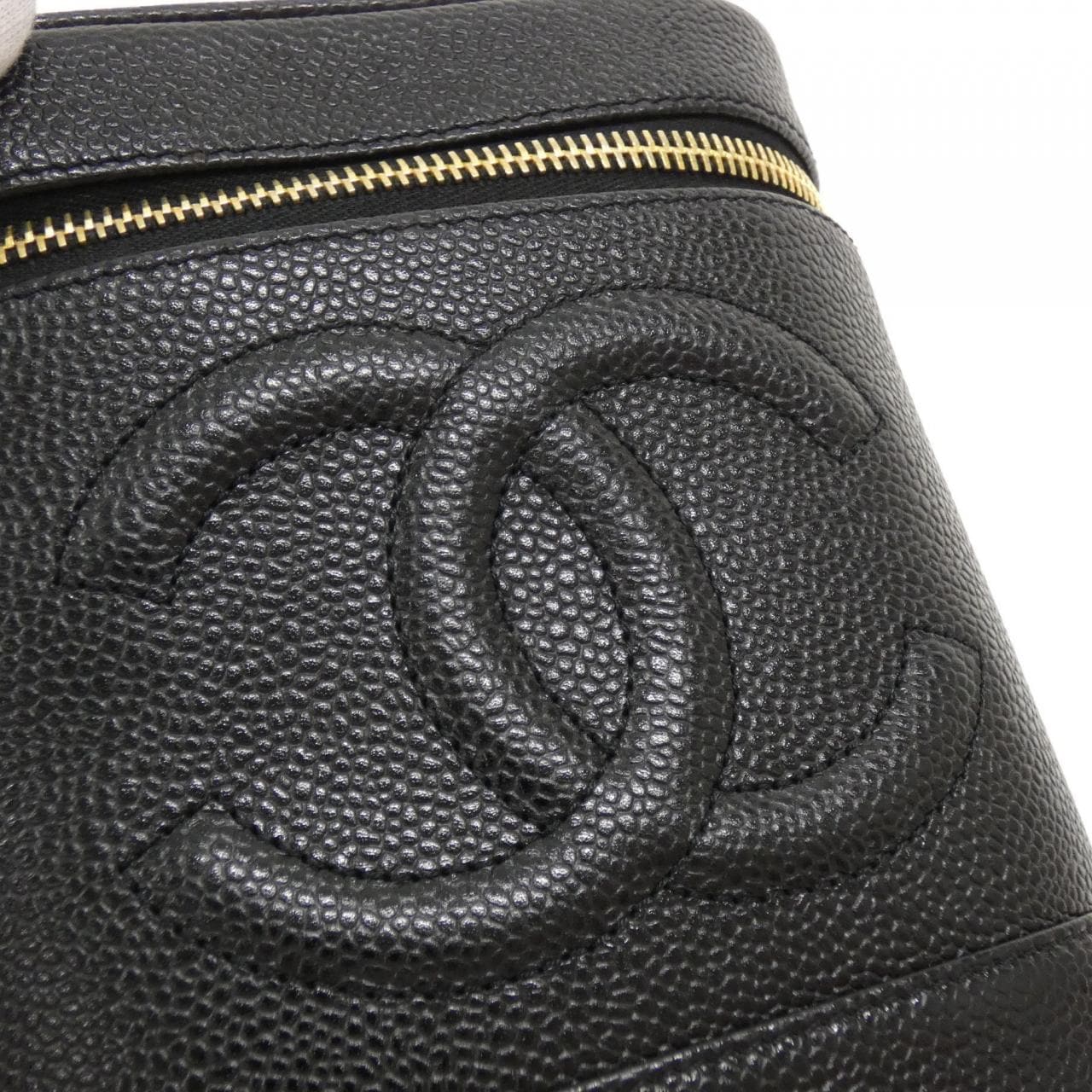 CHANEL 1998 Handbag Grained Calfskin 4
