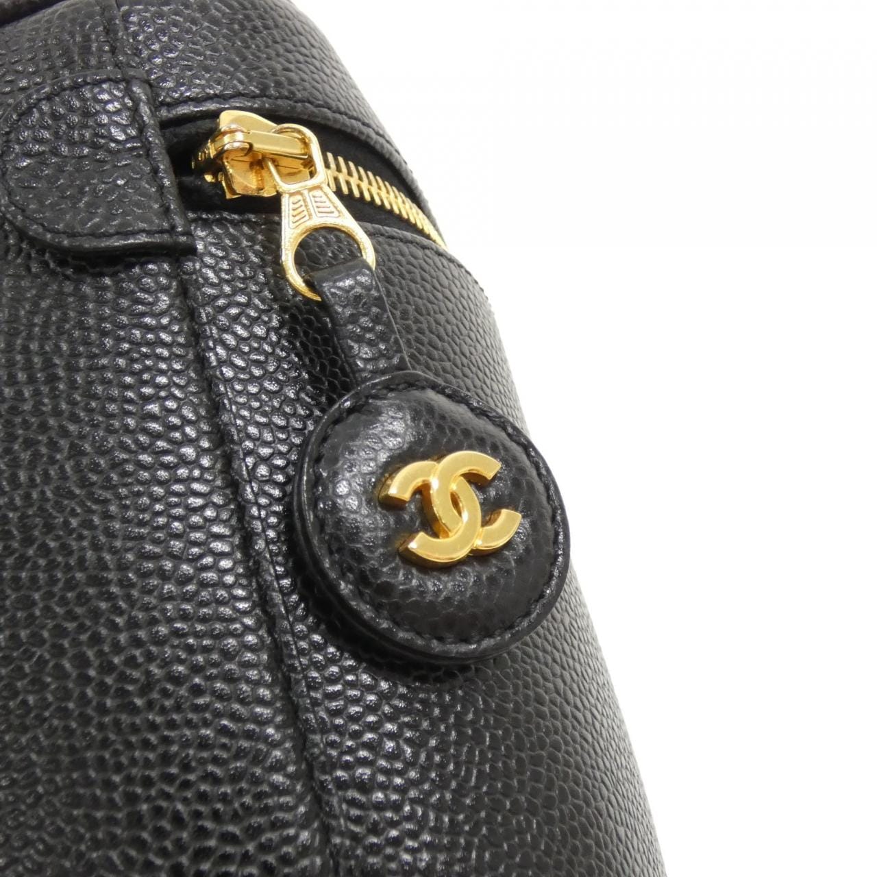 CHANEL 1998 Handbag Grained Calfskin 5