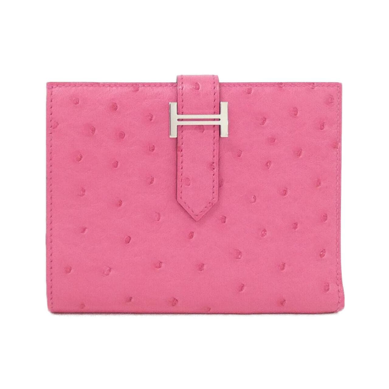HERMES 044073CK Wallet Ostrich