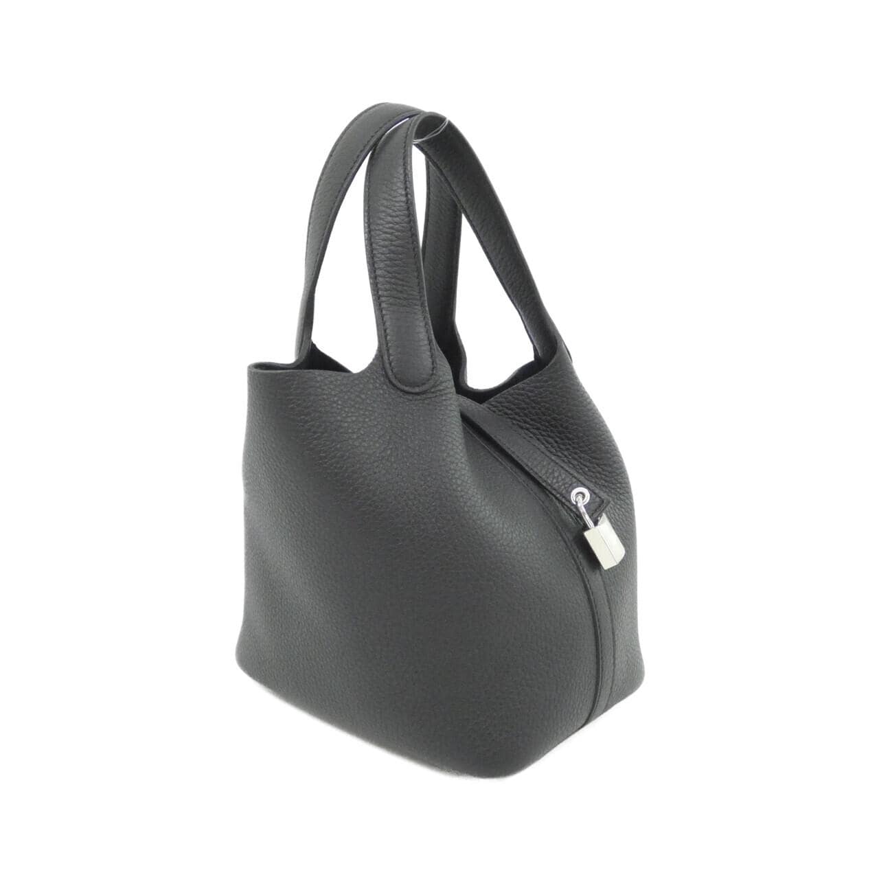 HERMES Picotin 056289CK Handbag Clemence