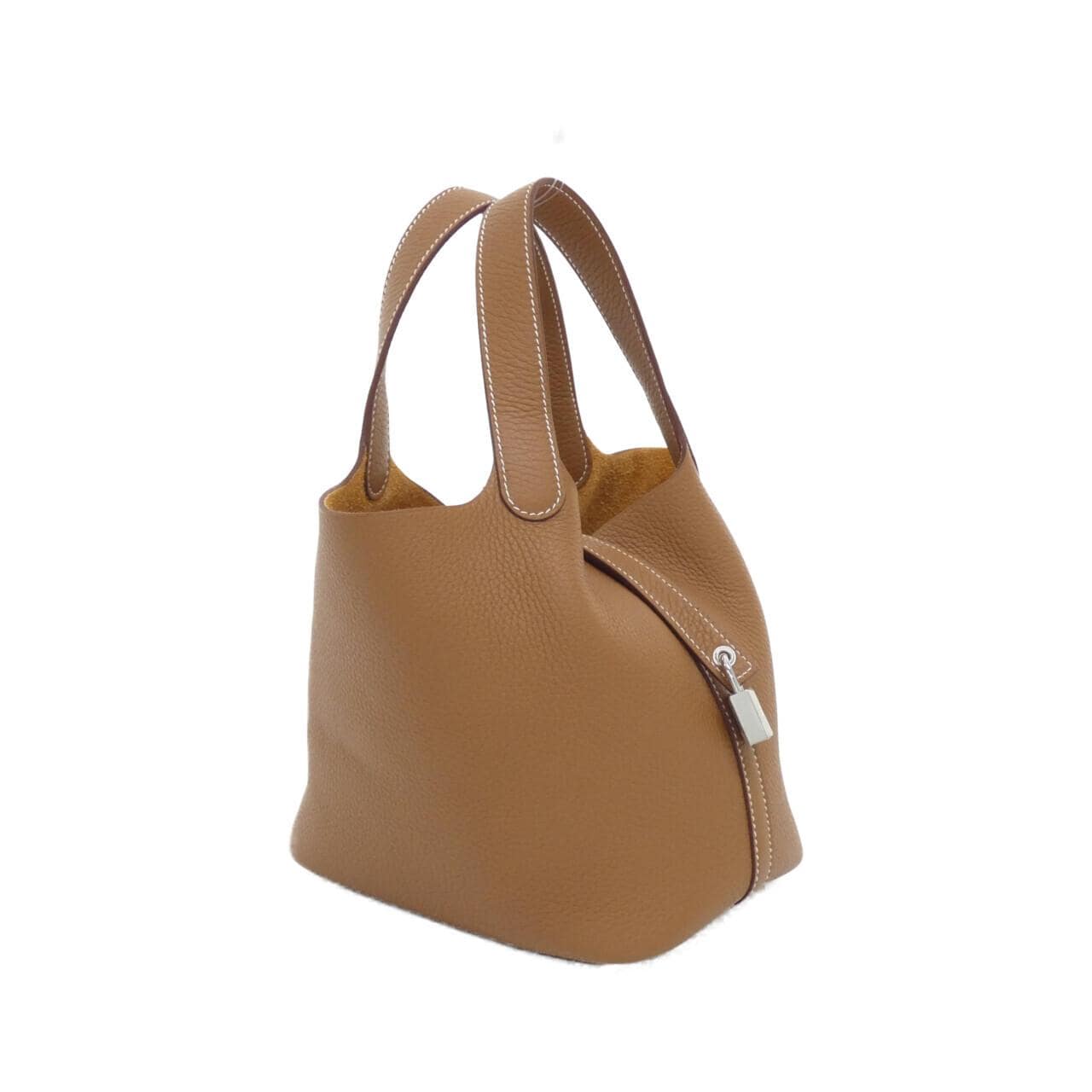 HERMES Picotin 056289CK Handbag Clemence