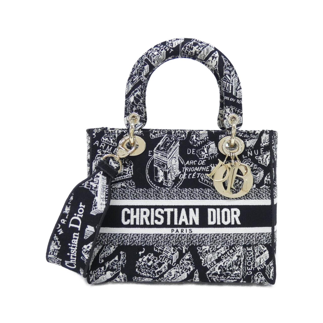DIOR Lady Dior M0565OOMP Handbag Canvas