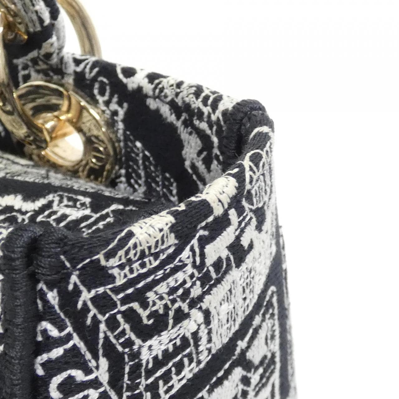 DIOR Lady Dior M0565OOMP 手提包 帆布 4