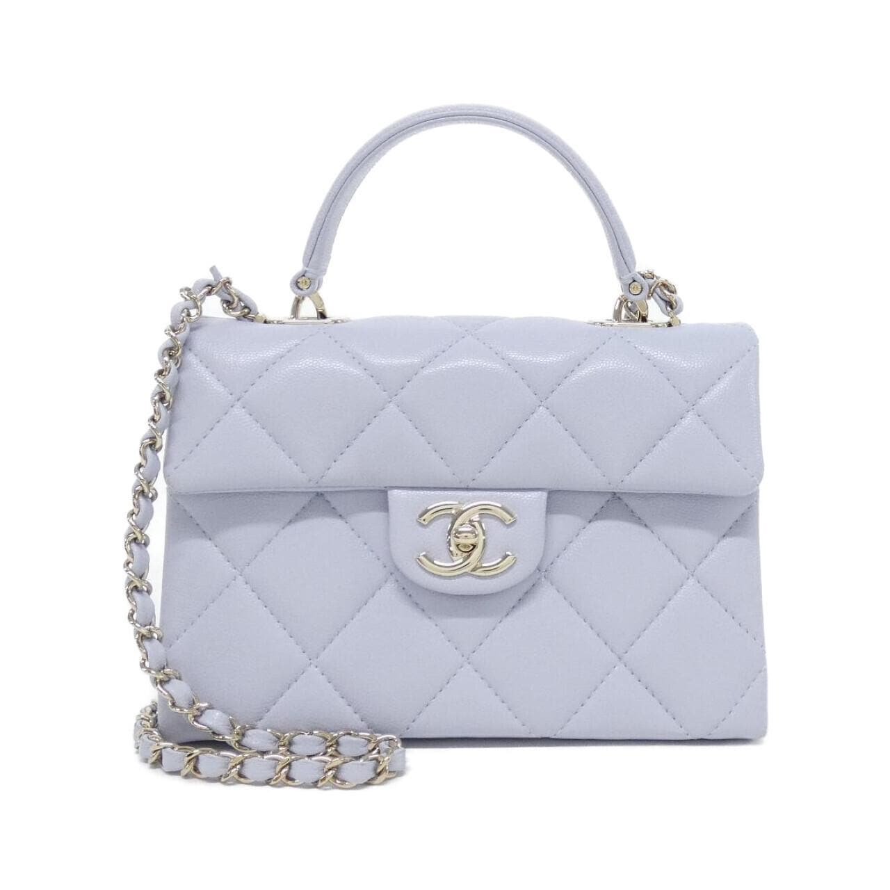 CHANEL AS4711 手提包 荔枝紋牛皮