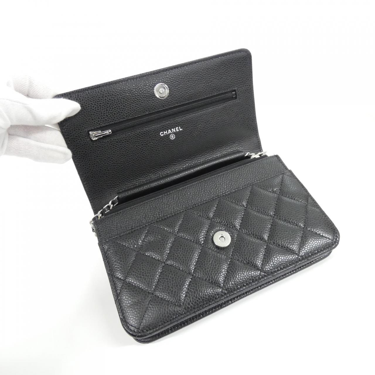 CHANEL Timeless Classic AP0250 Wallet Grained Calfskin 9