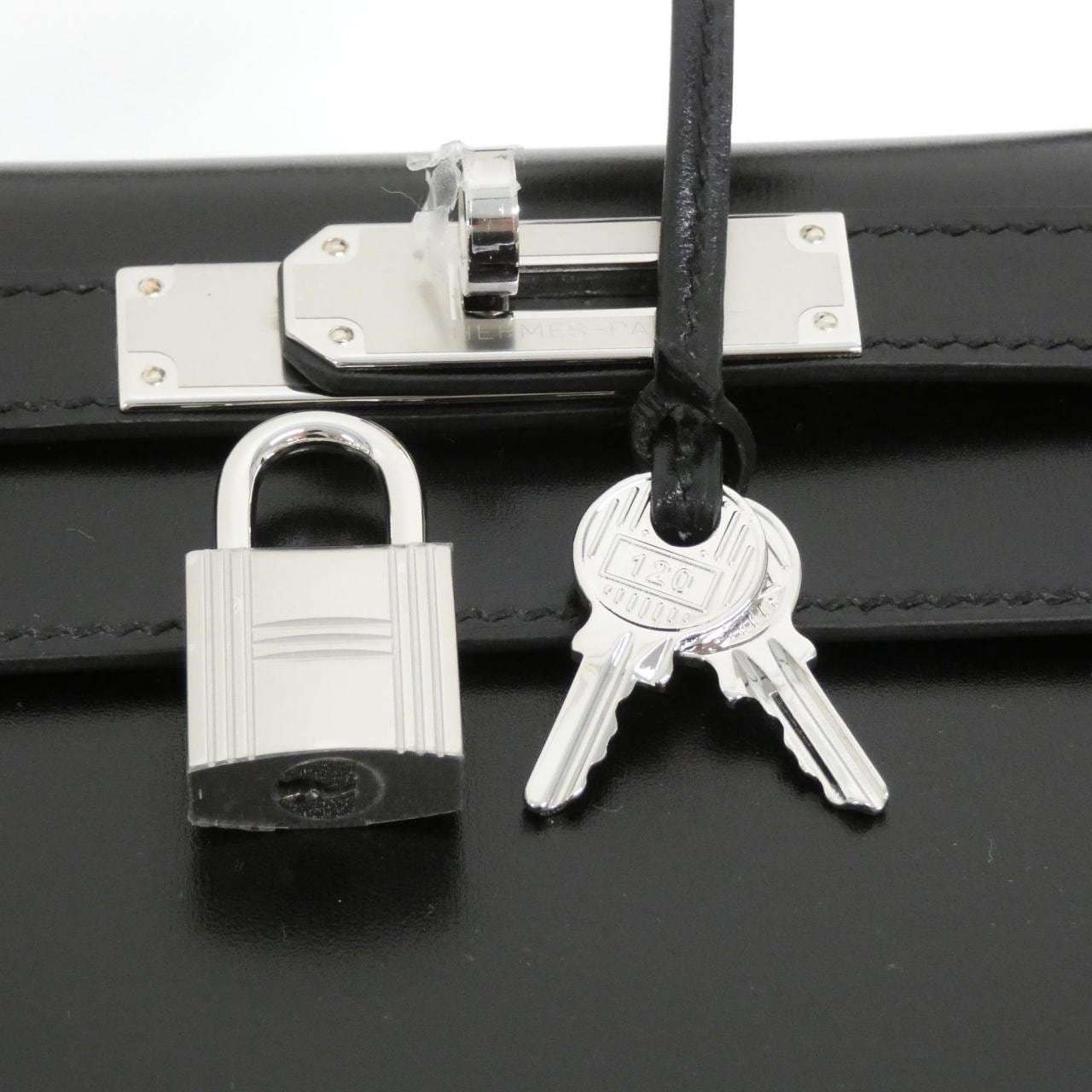 HERMES Kelly 012545CK 手提包 Box Calf 4