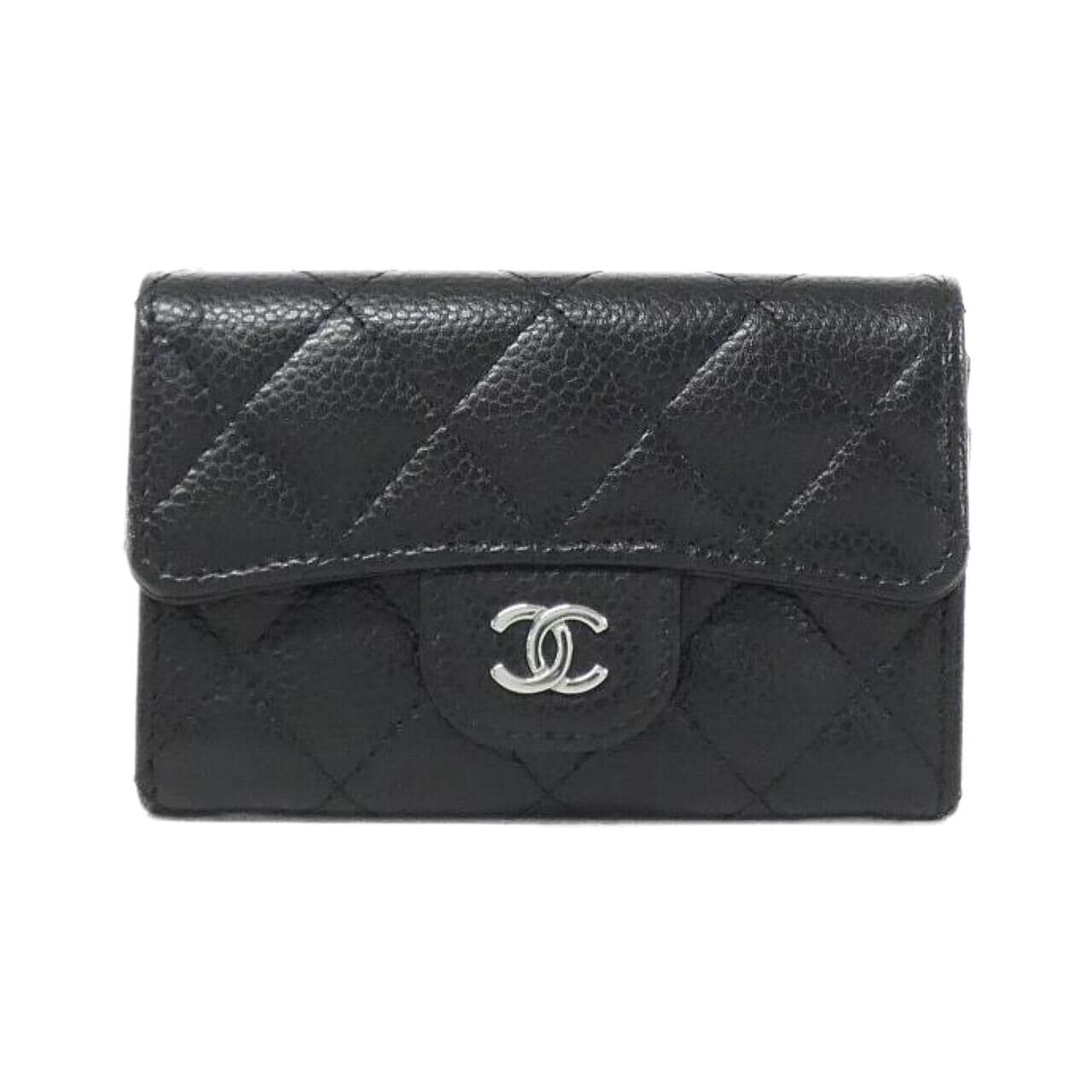 CHANEL Timeless Classic AP0214 Card Case Grained Calfskin