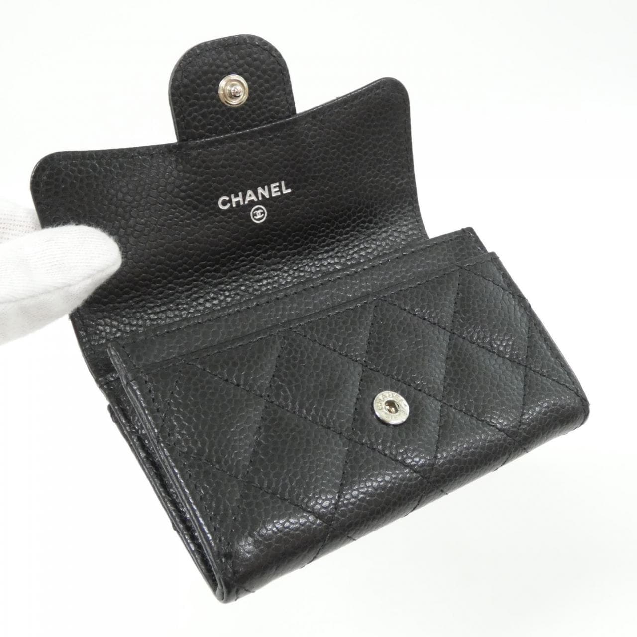 CHANEL Timeless Classic AP0214 Card Case Grained Calfskin 5