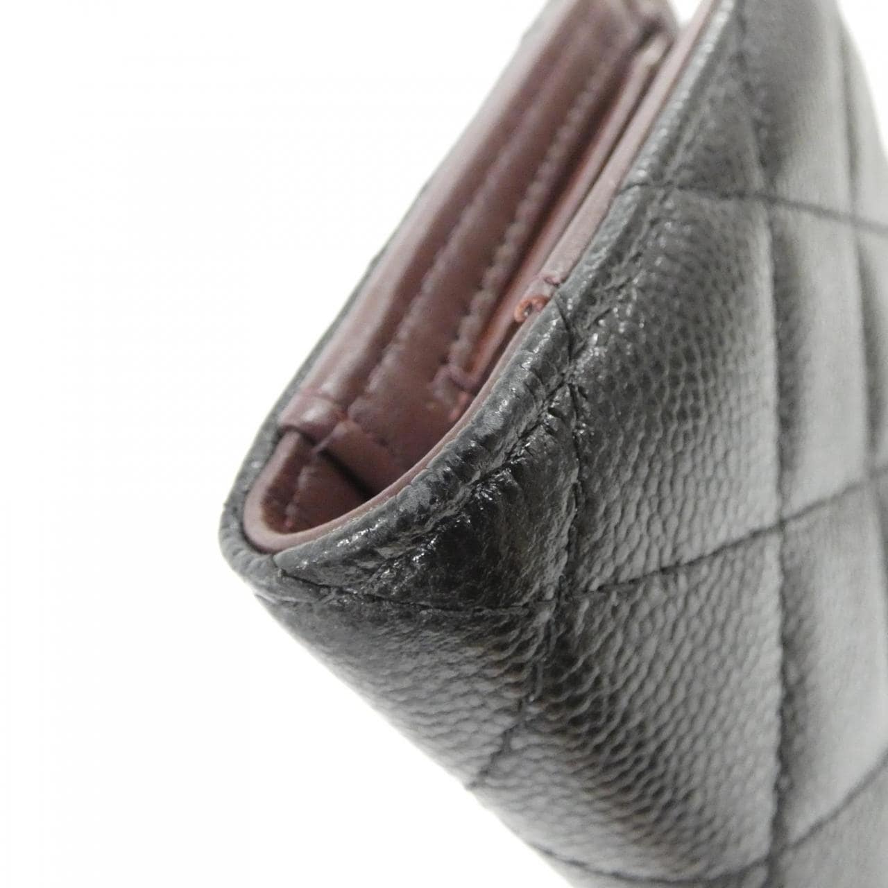 CHANEL Wallet Grained Calfskin 4