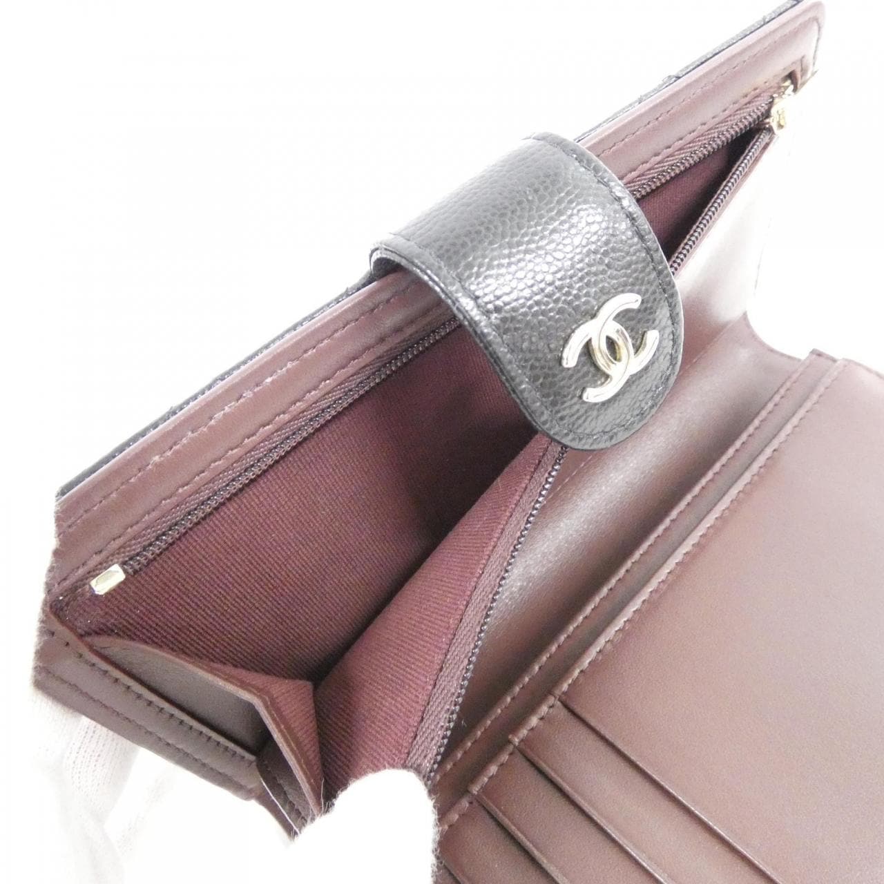 CHANEL Wallet Grained Calfskin 10