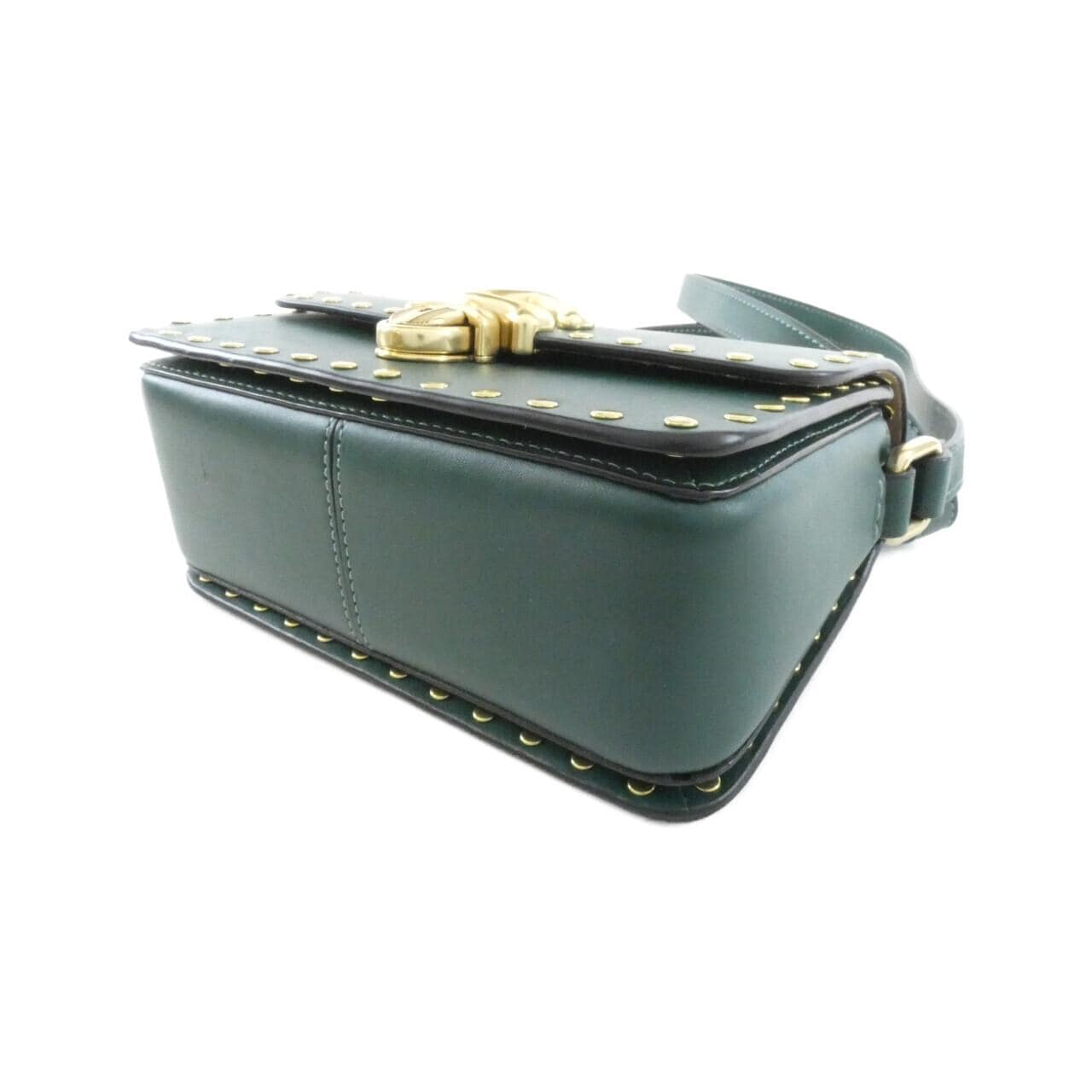 COACH CC384 Handbag Leather 3