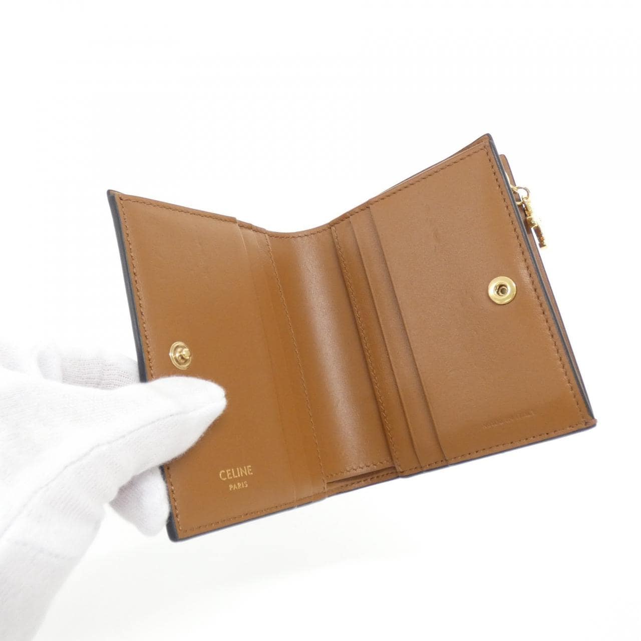 CELINE 10M102CQH 銀包 帆布 5