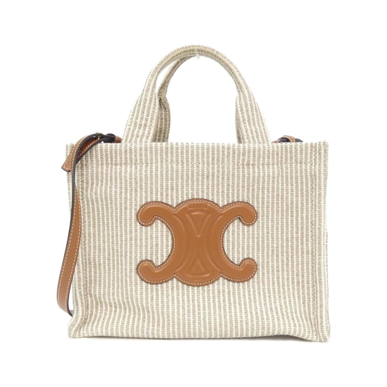 CELINE Cabas 199162FEE Handbag Canvas