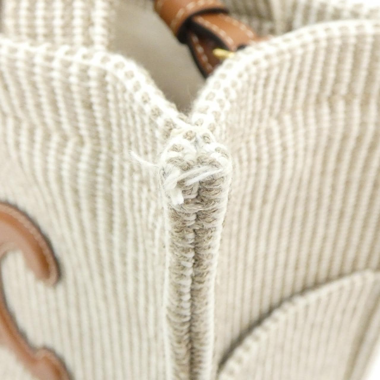 CELINE Cabas 199162FEE Handbag Canvas 5