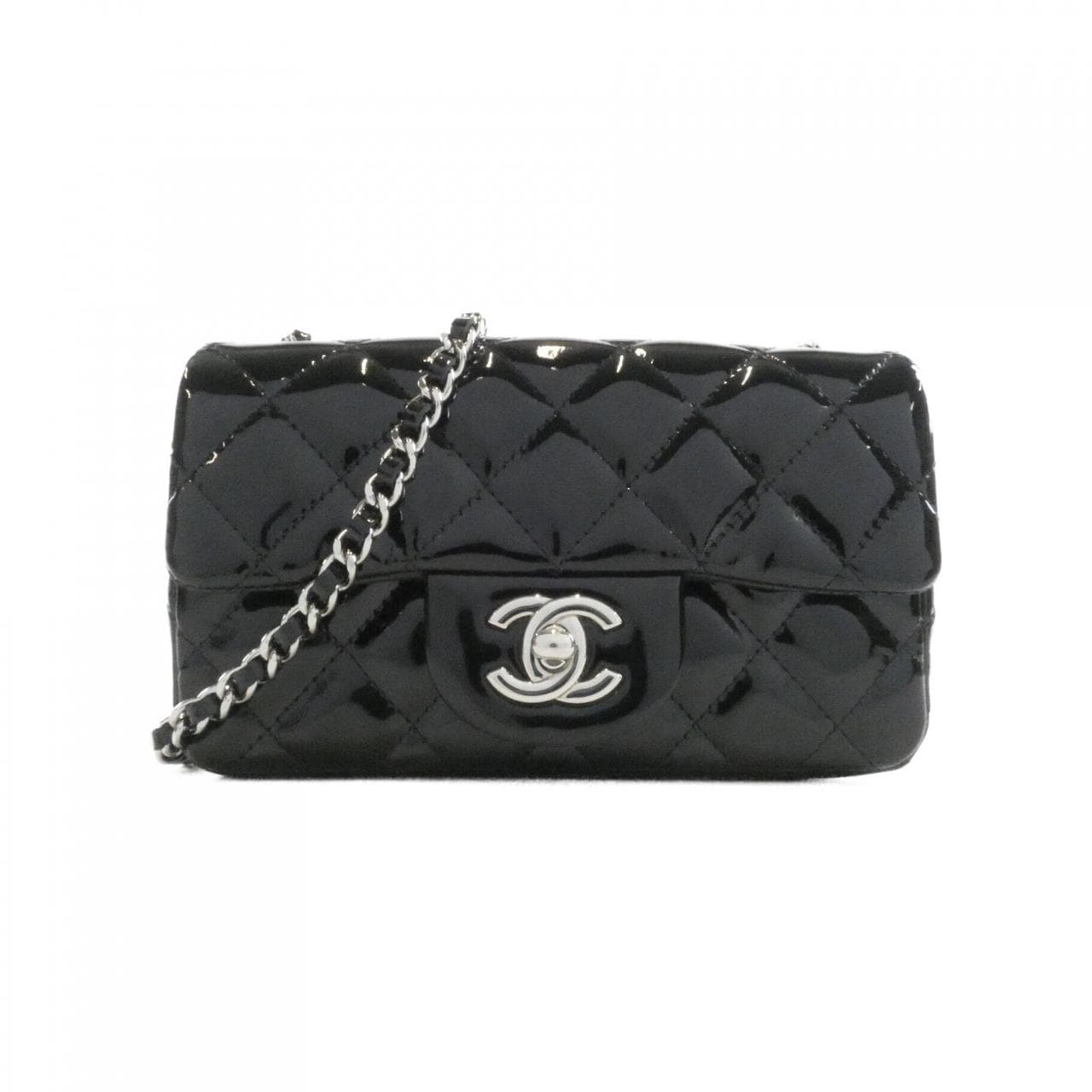 CHANEL 65050 Shoulder Patent Leather
