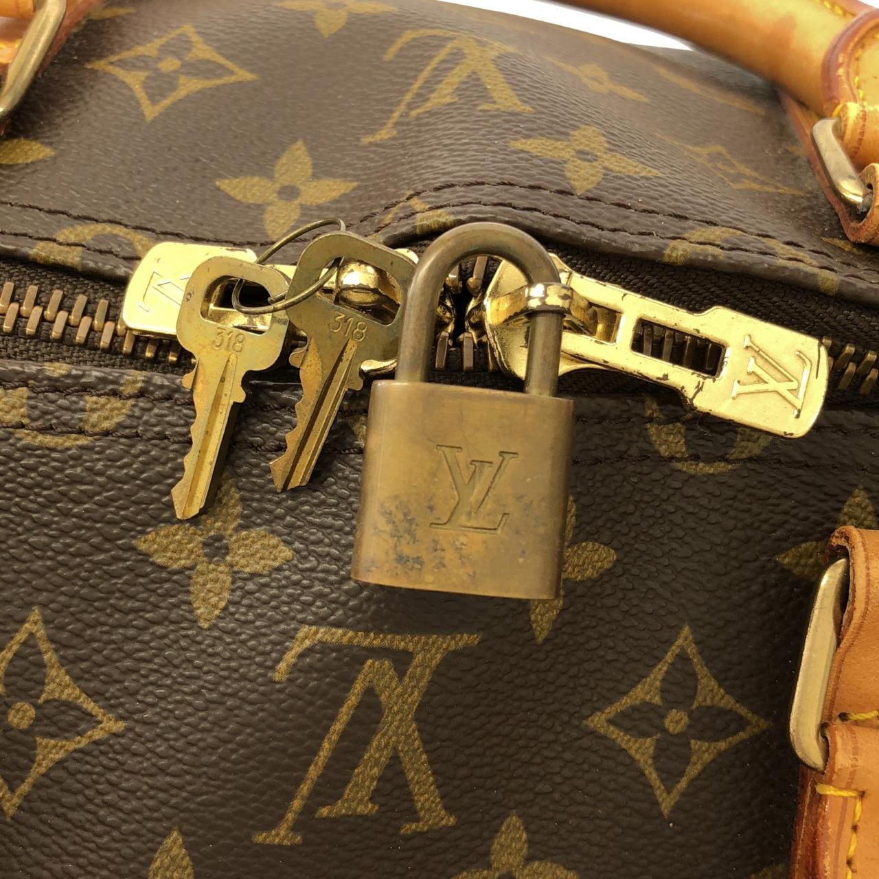 LOUIS VUITTON Keepall M41426 波士頓包 Monogram 3