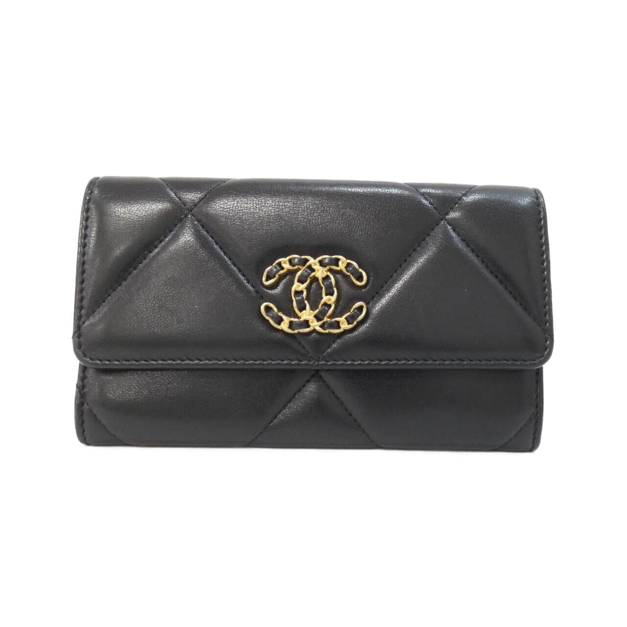 CHANEL Chanel 19 AP0953 銀包 羊皮