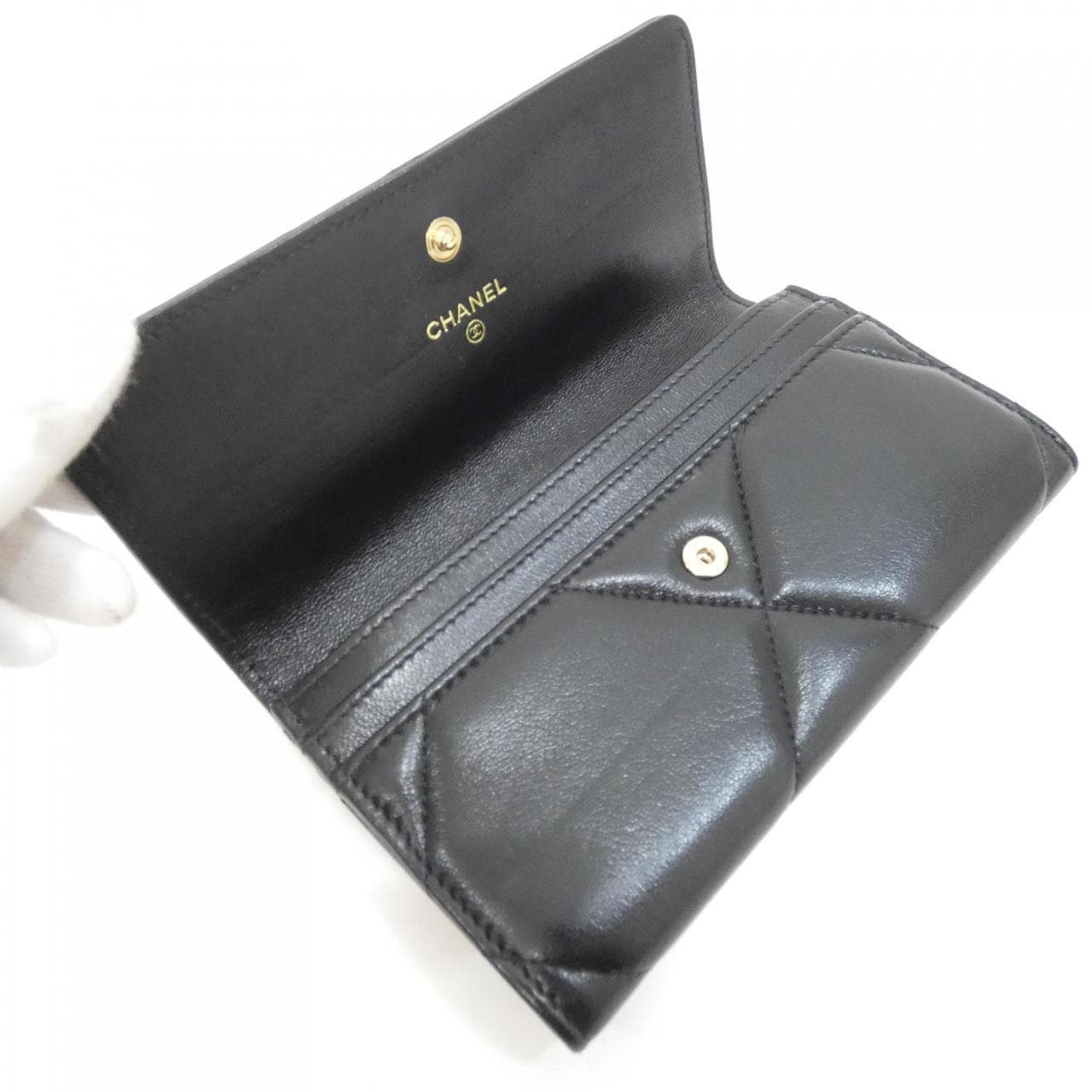CHANEL Chanel 19 AP0953 銀包 羊皮 7