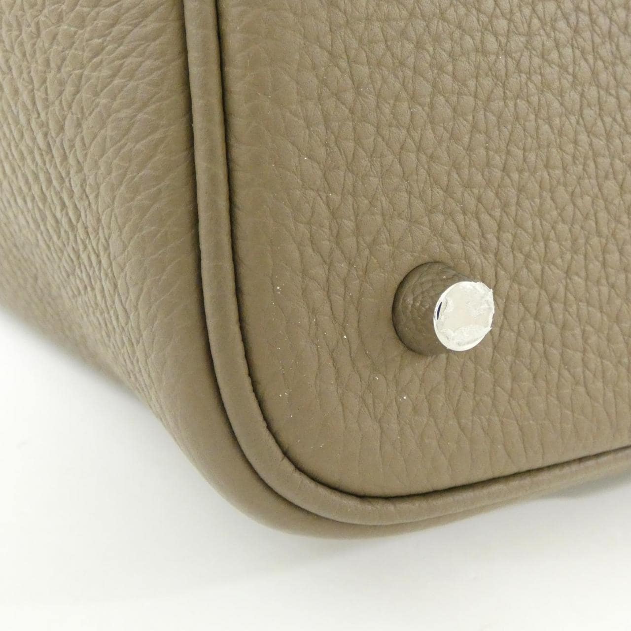 HERMES Picotin 060991CK Handbag Clemence 3