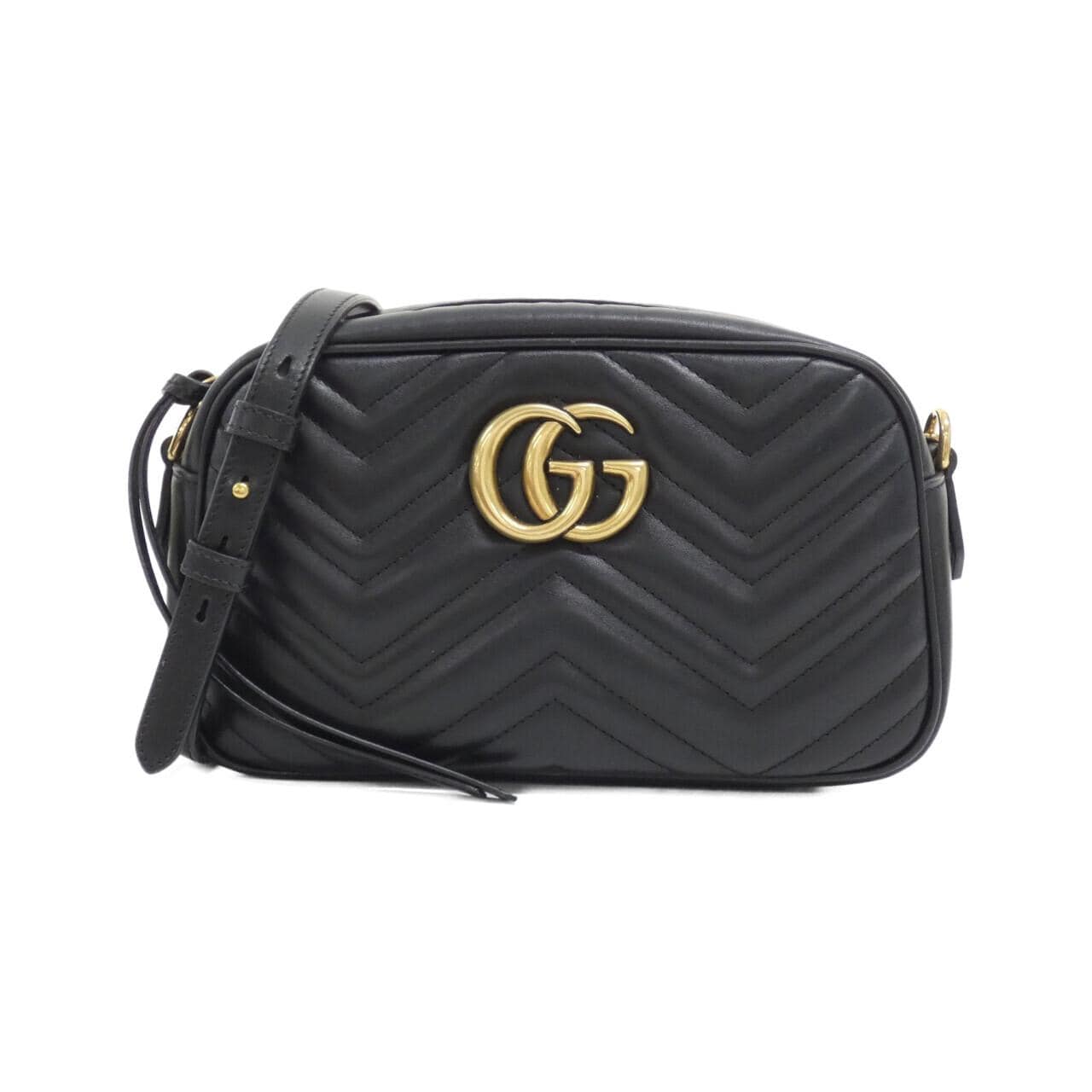 GUCCI Marmont 447632 DTD1T Shoulder Leather