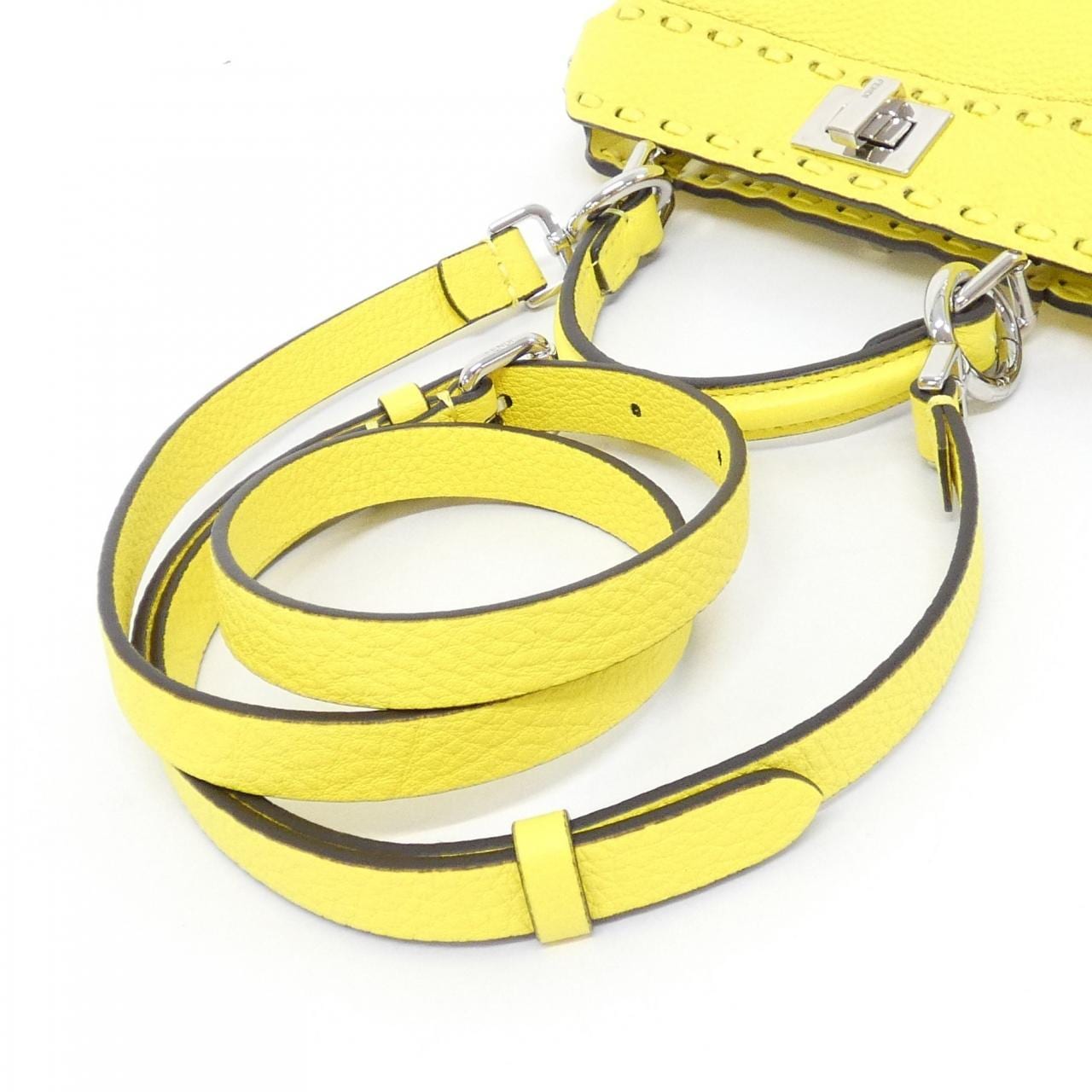 FENDI Peekaboo 8BN335 ARBB Handbag Leather 5