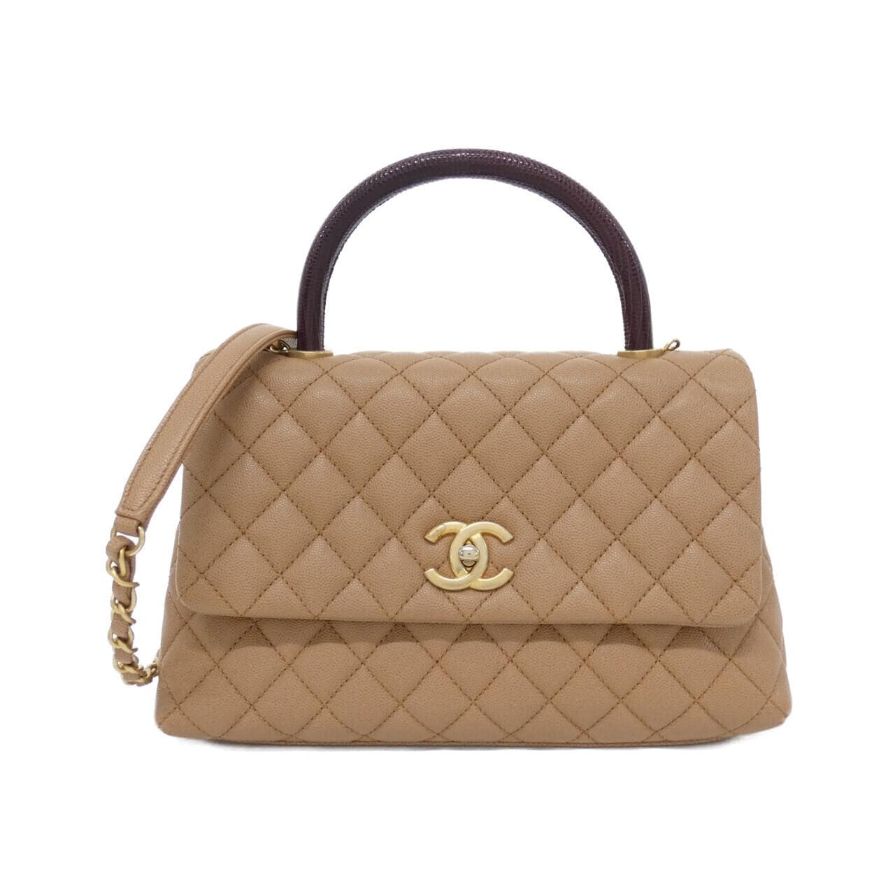 CHANEL Matelasse 92991 Handbag Grained Calfskin