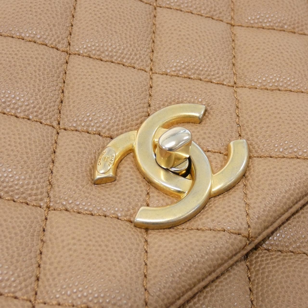CHANEL Matelasse 92991 Handbag Grained Calfskin 4