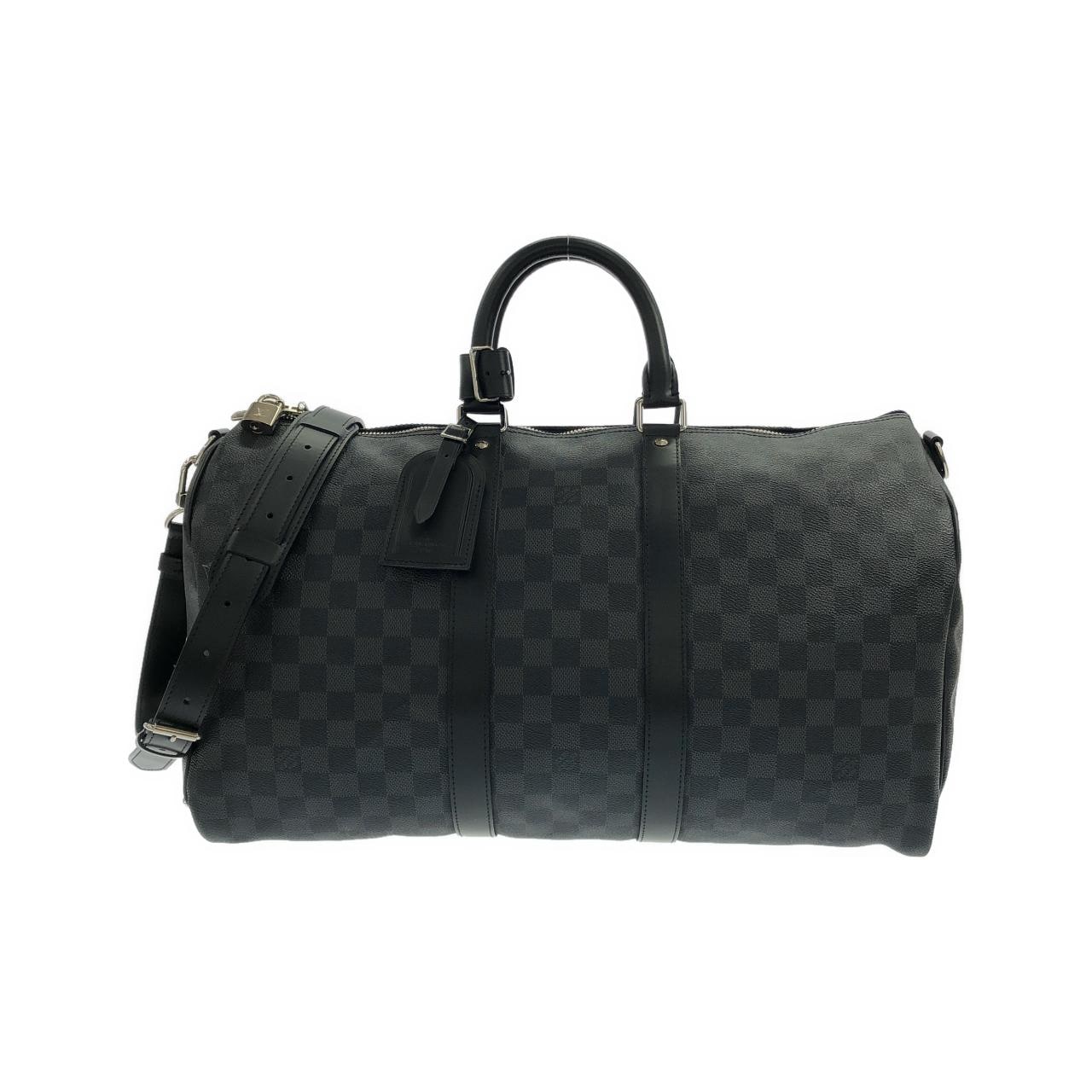 LOUIS VUITTON Keepall N41418 波士頓包 Damier