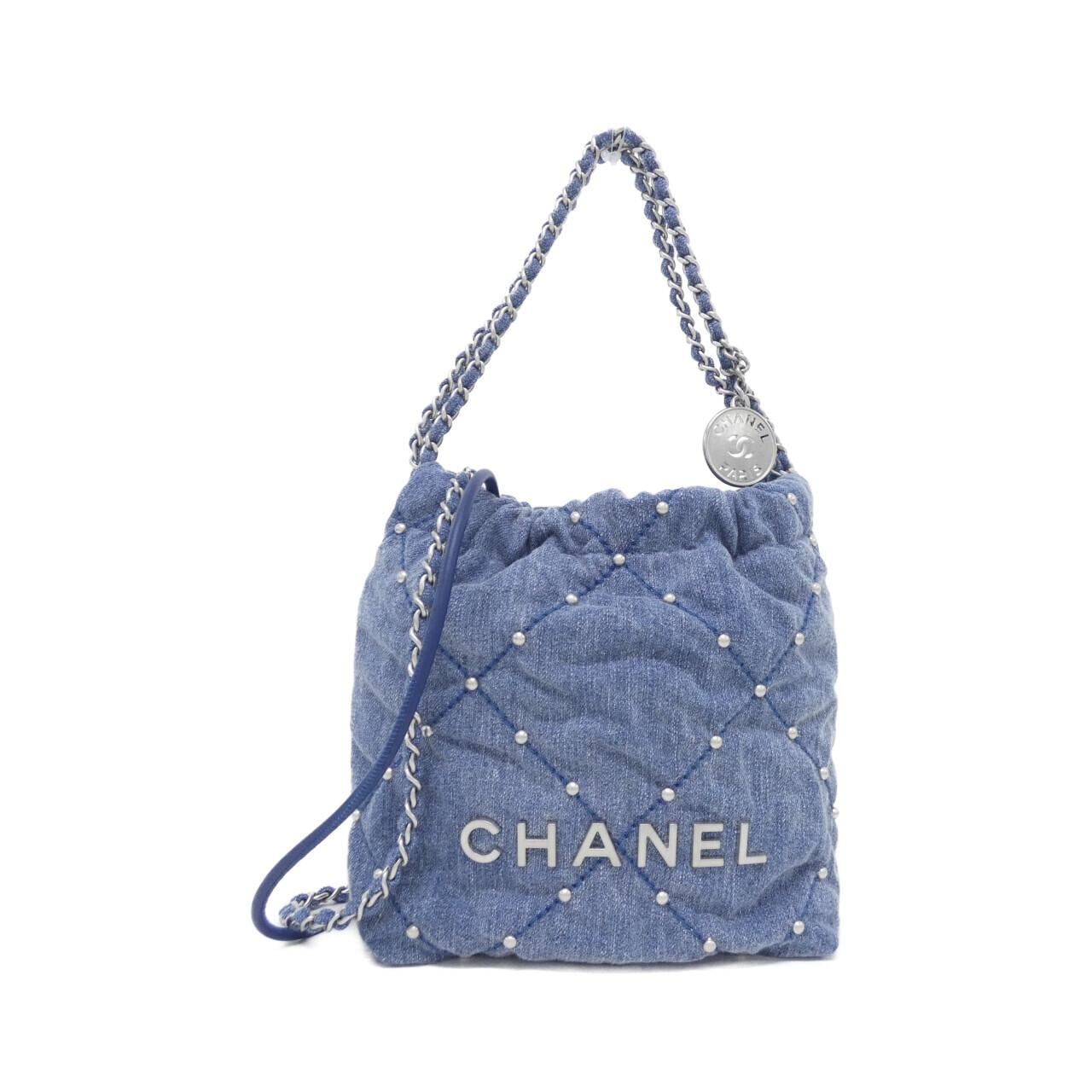 CHANEL Chanel 22 AS3980 手提包 牛仔布