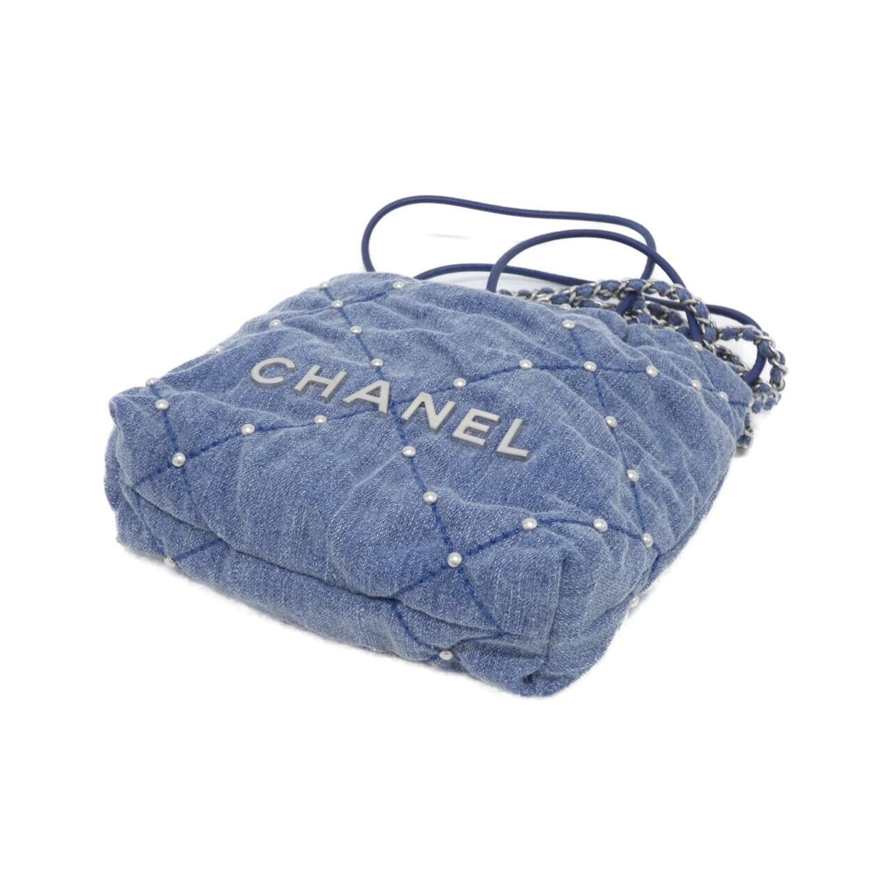 CHANEL Chanel 22 AS3980 Handbag Denim 3