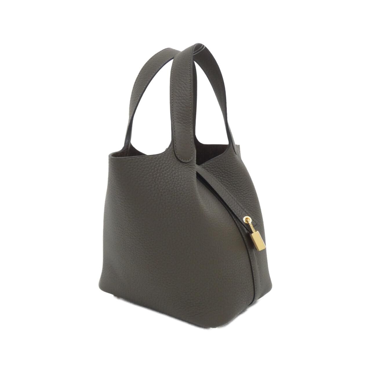 HERMES Picotin 056289CC Handbag Clemence
