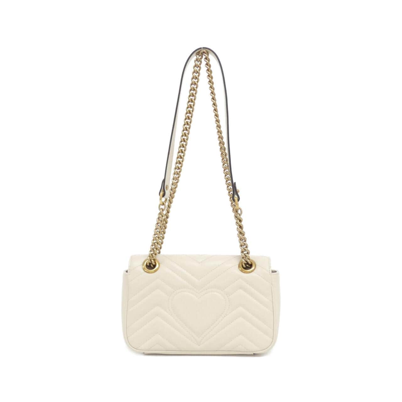 GUCCI GG Marmont 446744 DTD1T Shoulder Leather 2