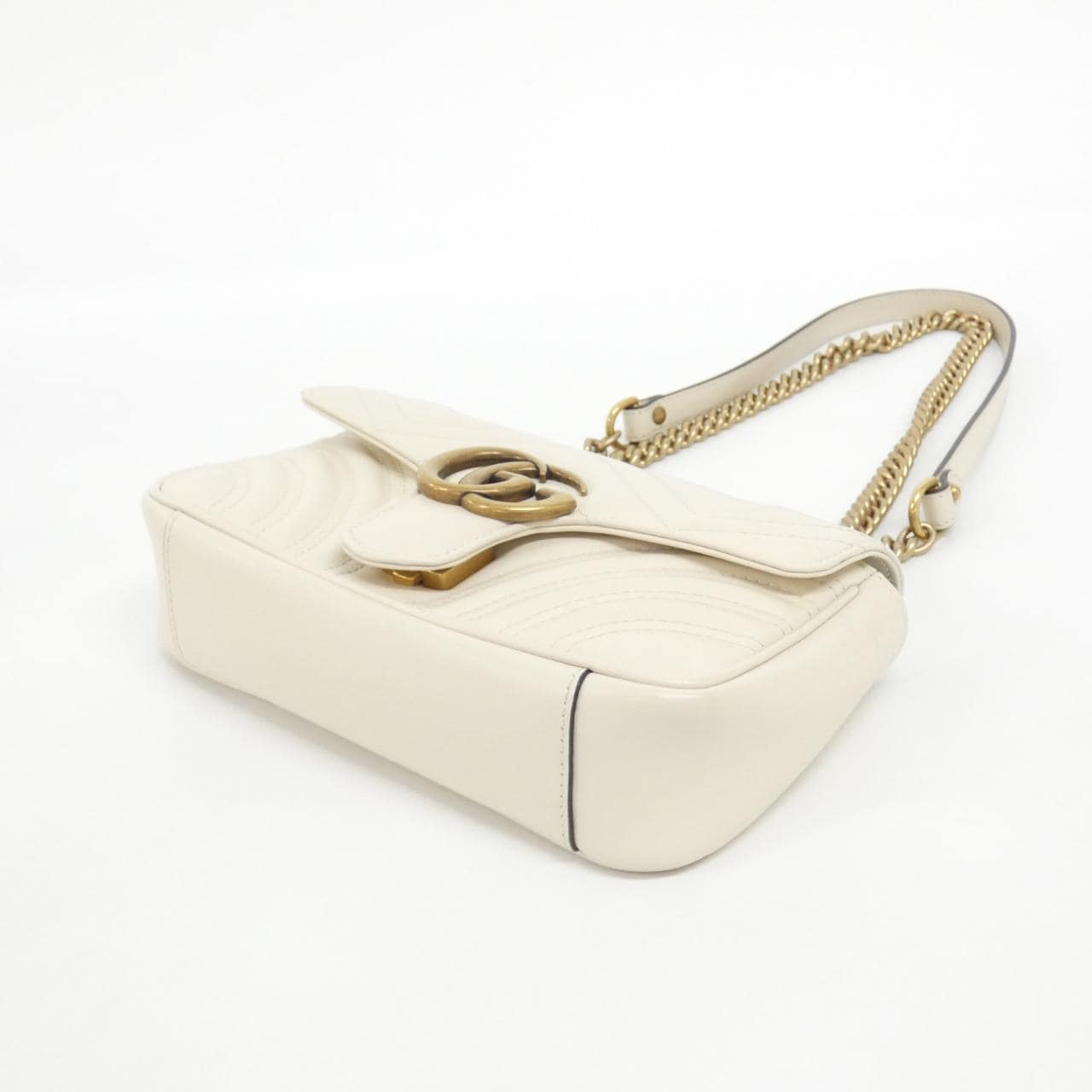 GUCCI GG Marmont 446744 DTD1T Shoulder Leather 3