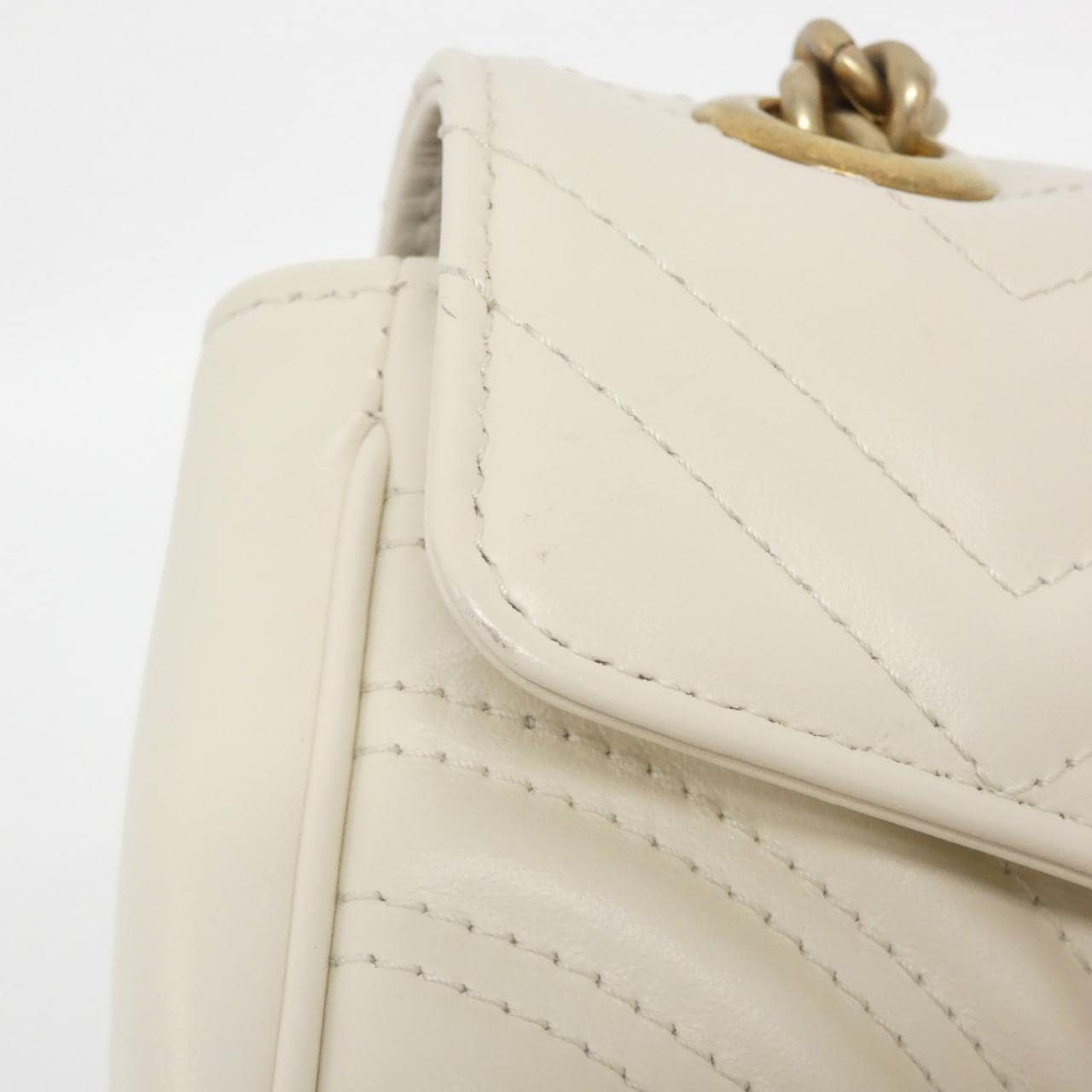 GUCCI GG Marmont 446744 DTD1T Shoulder Leather 4