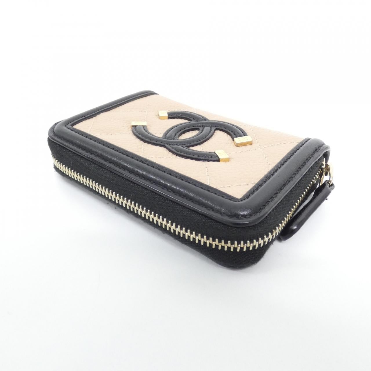 CHANEL 81459 Coin Case Grained Calfskin 3