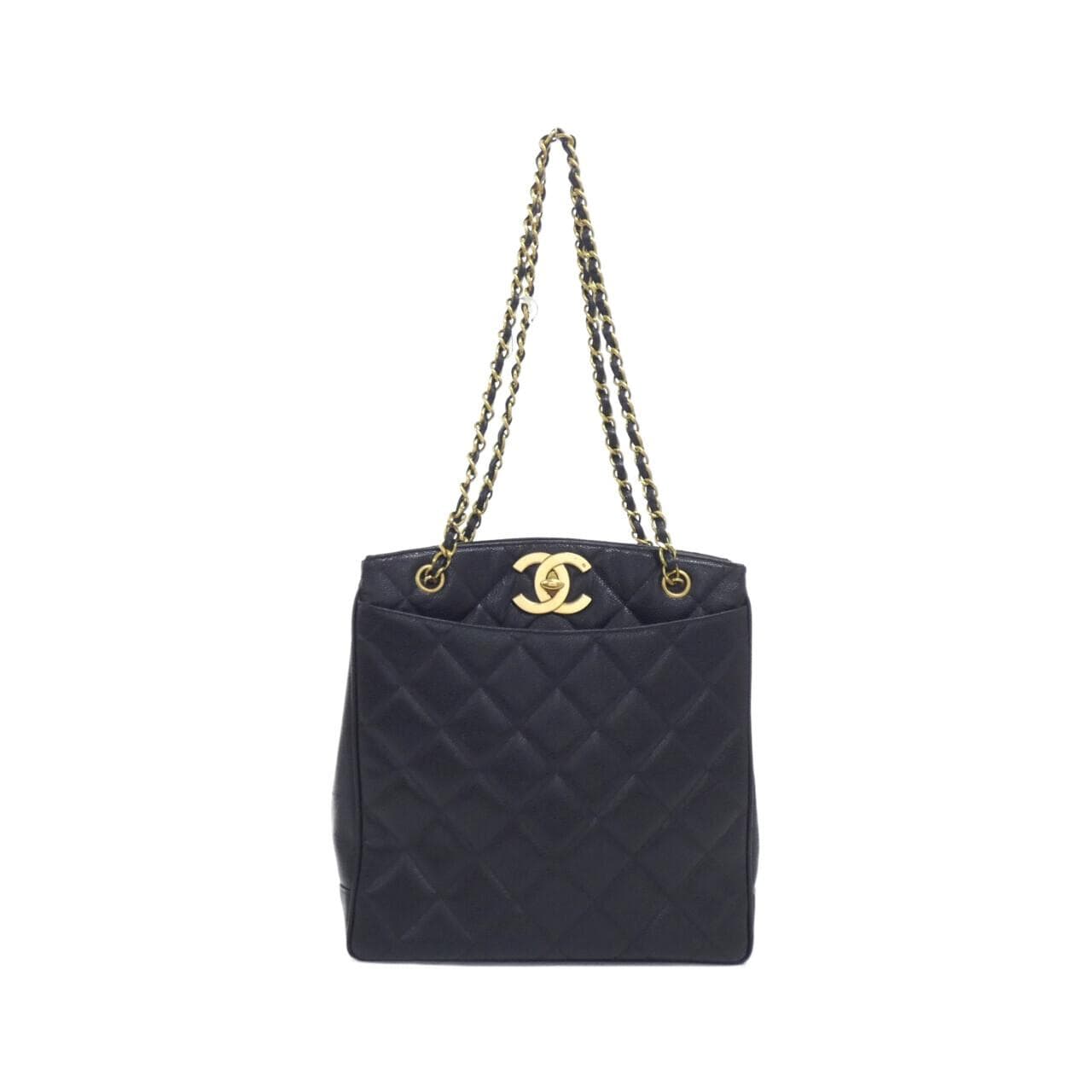 CHANEL 肩背包 魚子醬皮