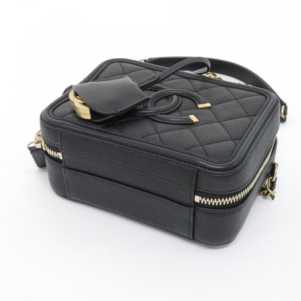 CHANEL 93342 Shoulder Grained Calfskin 3
