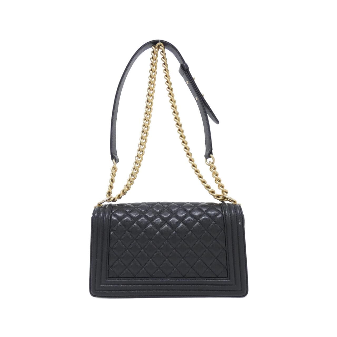 CHANEL Boy Chanel 67086 Shoulder Grained Calfskin 2