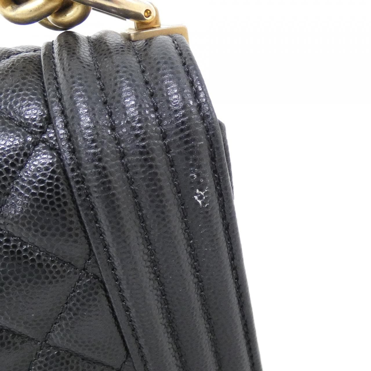 CHANEL Boy Chanel 67086 Shoulder Grained Calfskin 4