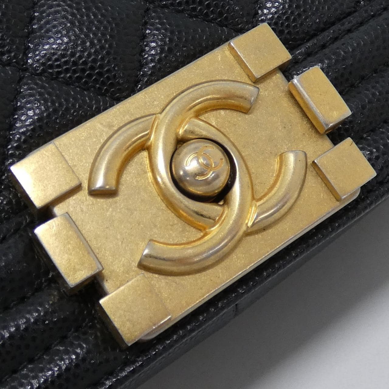 CHANEL Boy Chanel 67086 Shoulder Grained Calfskin 5