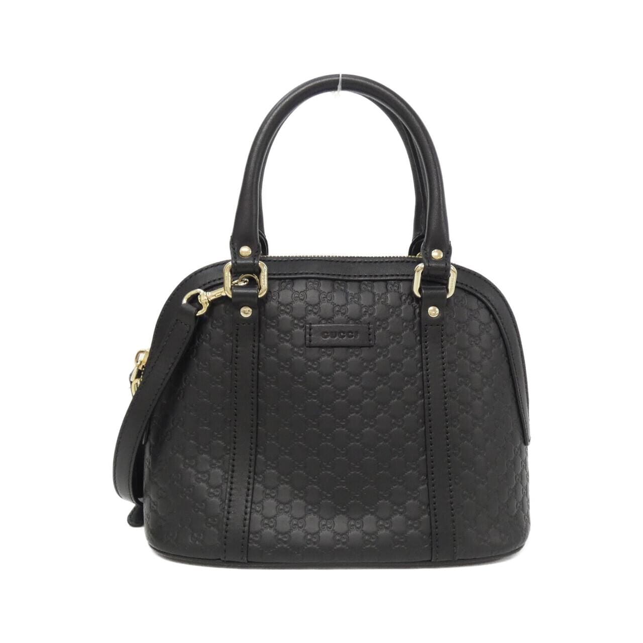 GUCCI GG Supreme 449654 BMJ1G Handbag Leather