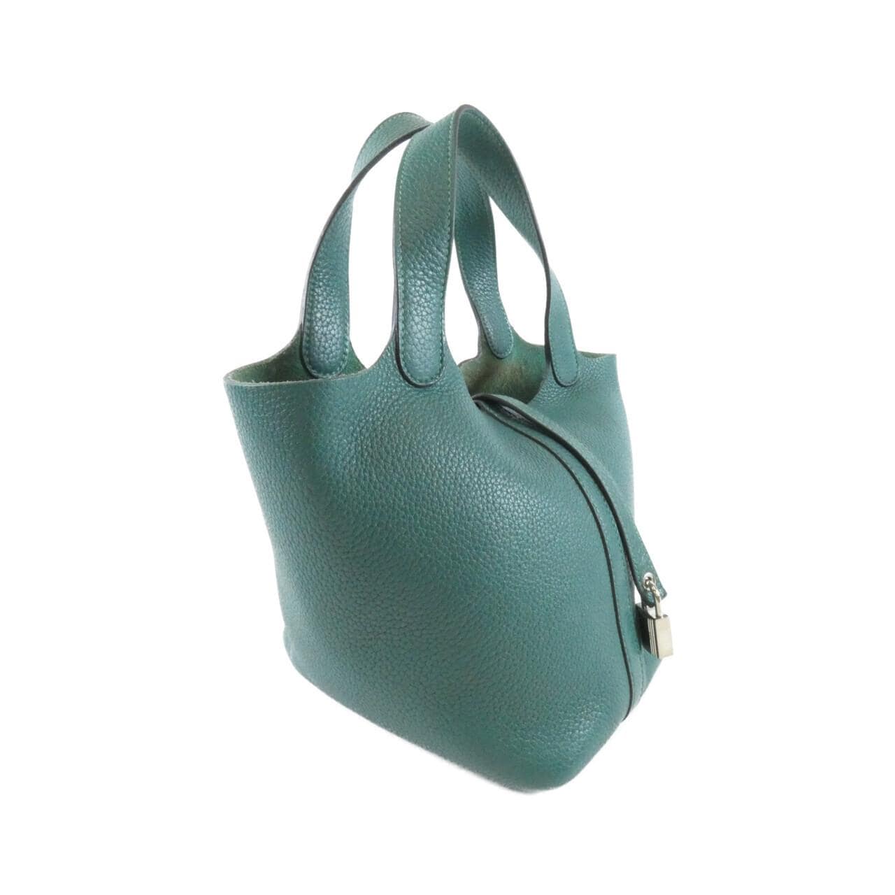 HERMES Picotin 056289CK Handbag Clemence
