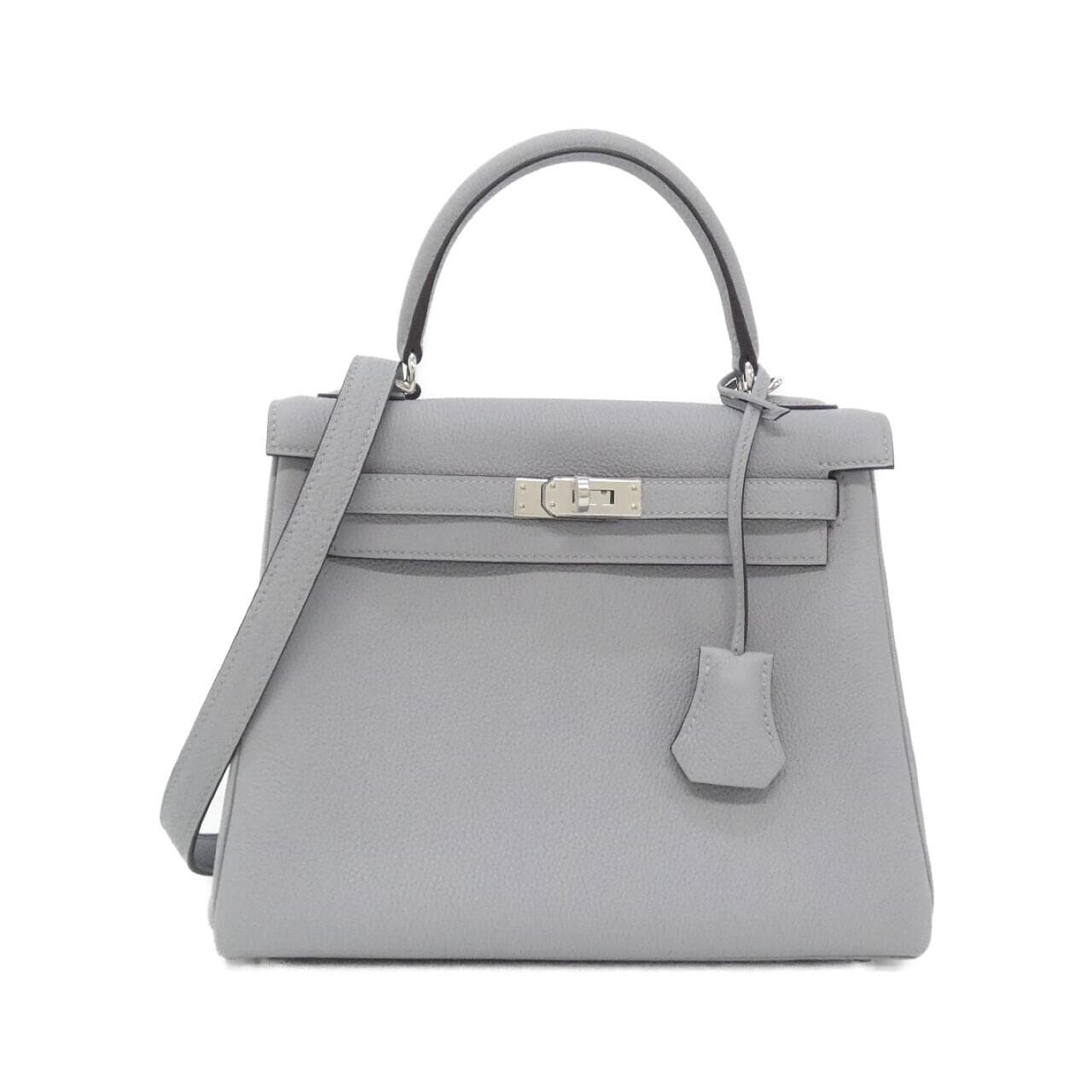 HERMES Kelly 044624CK Handbag Togo