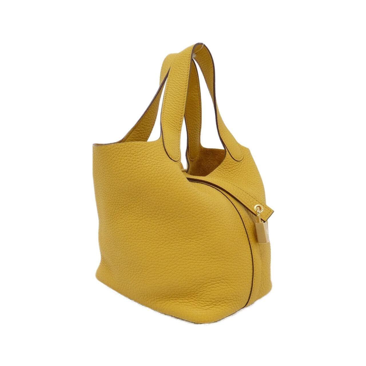 HERMES Picotin 056289CC Handbag Clemence